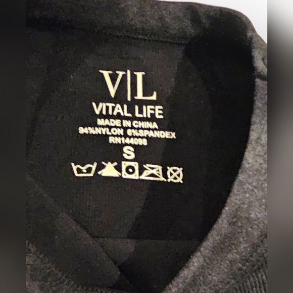 Vital Life Activewear Bling Ribbed Crop Top Size Small - Picture 11 of 11